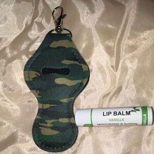 Vanilla Lip Balm with Camouflage Holder